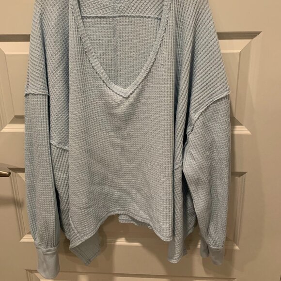 Free People Coraline Thermal Oversize 'Boho Chic' long sleeve - Picture 7 of 10